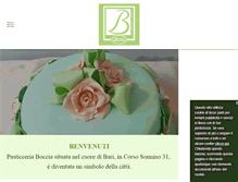 Tablet Screenshot of bocciapasticceria.com